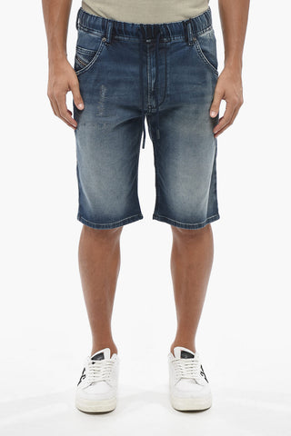 Stonewashed-Shorts KROOLEY mit regulärer Bundhöhe