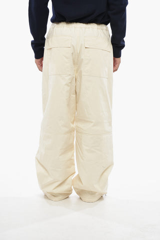 JIL SANDER Pantaloni Imbottiti con Elastico in Vita e Zip alla Caviglia
