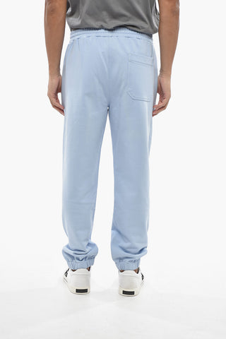 Lightweight Cotton Joggers With Embossed Side Logo