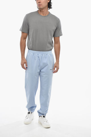 Lightweight Cotton Joggers With Embossed Side Logo
