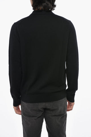 Two-Button Extrafine Merino Wool Polo