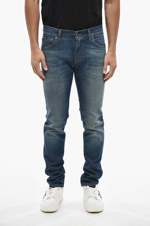 Jeans Skinny-Fit mit mittlerer Bundhöhe 16 cm
