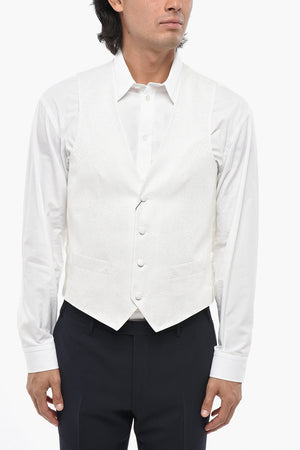 CODE Damask Silk-Blend Vest