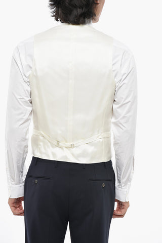 CODE Damask Silk-Blend Vest