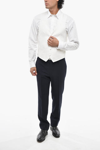 CODE Damask Silk-Blend Vest