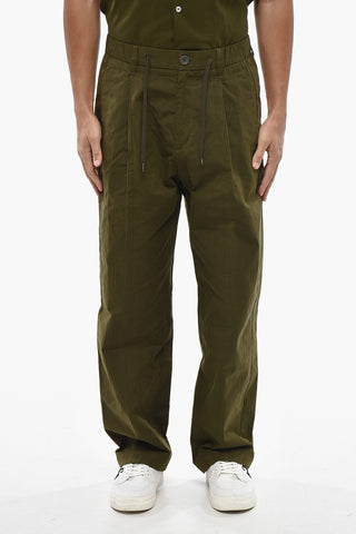 Pantaloni in Misto Cotone a 1 Pince