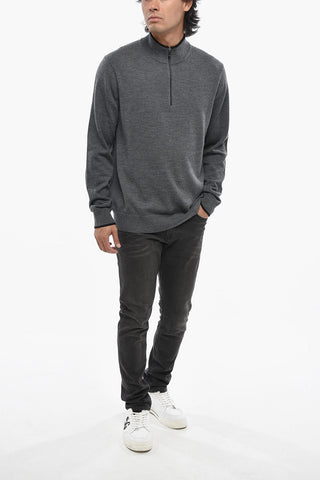 Merino Wool Half-Zip Sweater