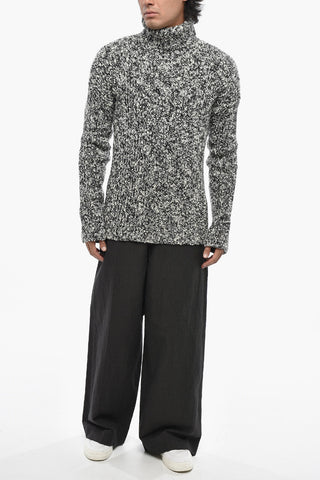 Virgin Wool Turtleneck Sweater