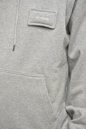 Hoodie aus Baumwolle mit Gepolstertem Logo