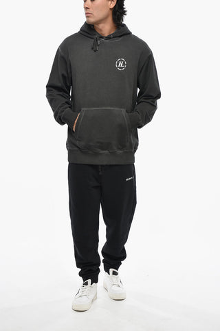 Cotton Hoodie with Patch Pocket