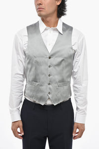 Gilet CERIM.ACADEMY In Satin Con Martingala
