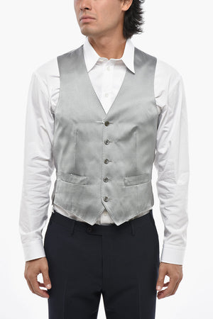 Satin Waistcoat CERIM.ACADEMY with Martingale
