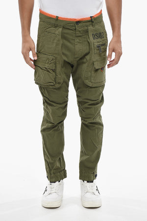 Pantaloni Cargo Sexy Fit con Monogram