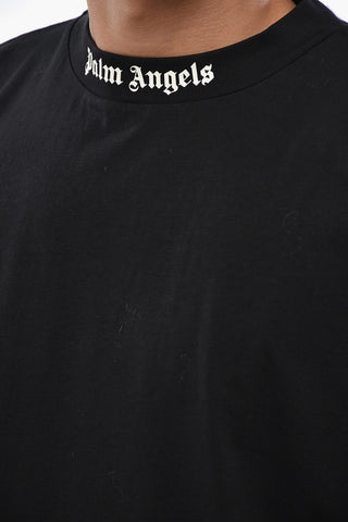 T-Shirt aus Baumwolle mit Logoprint auf dem Rücken