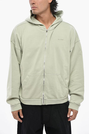 Cotton Sweatshirt with Maxi Print on the Back