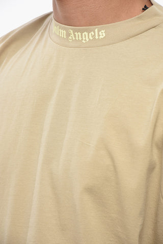 T-Shirt aus Baumwolle mit Logoprint auf dem Rücken
