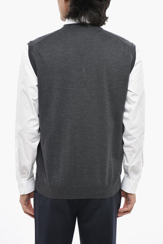 Virgin Wool V-Neck Sweater
