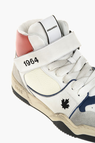 Sneakers High-Top SPIKER Effetto Vintage