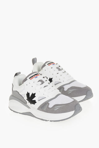 Sneakers Basse DASH Color Block In Pelle e Suede con Monogram Iconico