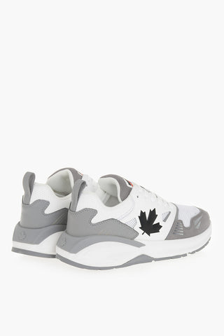 Sneakers Basse DASH Color Block In Pelle e Suede con Monogram Iconico