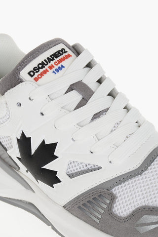 Sneakers Basse DASH Color Block In Pelle e Suede con Monogram Iconico