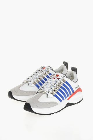 Sneakers Basse DASH Color Block In Pelle e Suede