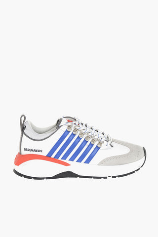 Sneakers Basse DASH Color Block In Pelle e Suede