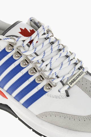 Sneakers Basse DASH Color Block In Pelle e Suede