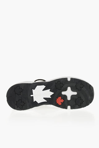 Sneakers Basse DASH in Tessuto a Tinta Unita con Logo a Contrasto