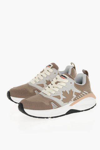Sneakers Basse DASH in Tessuto e Suede con Monogram Iconico