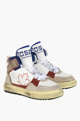 Sneakers High-Top BOOGIE Effetto Vintage