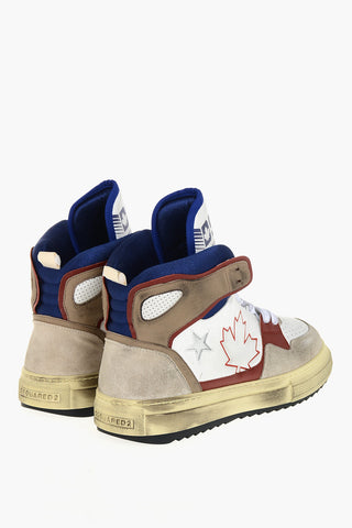 Sneakers High-Top BOOGIE Effetto Vintage
