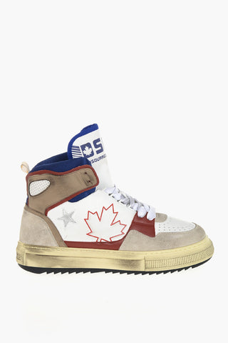 Sneakers High-Top BOOGIE Effetto Vintage
