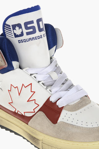 Sneakers High-Top BOOGIE Effetto Vintage