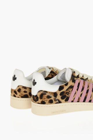 Sneakers Low-Top BOXER In Cavallino Con Stampa Animalier