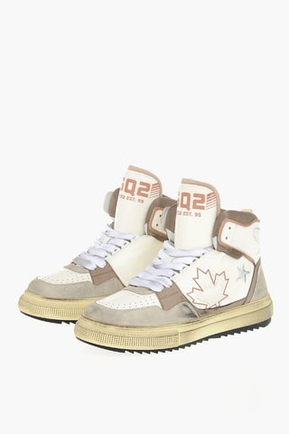 Sneakers High-Top BOOGIE Effetto Vintage
