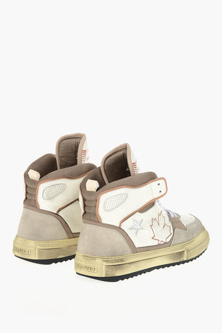Sneakers High-Top BOOGIE Effetto Vintage