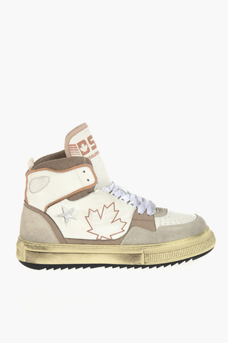 Sneakers High-Top BOOGIE Effetto Vintage