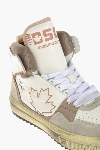 Sneakers High-Top BOOGIE Effetto Vintage