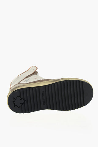 Sneakers High-Top BOOGIE Effetto Vintage