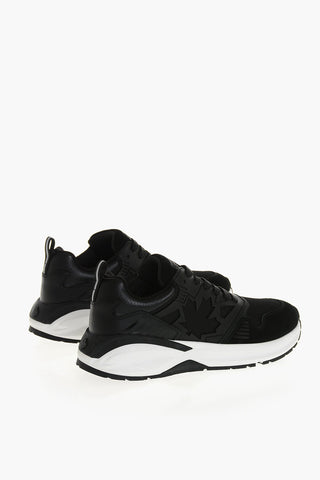 Sneakers Basse DASH in Tessuto e Suede con Monogram Tono su Tono