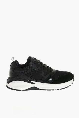 Sneakers Basse DASH in Tessuto e Suede con Monogram Tono su Tono