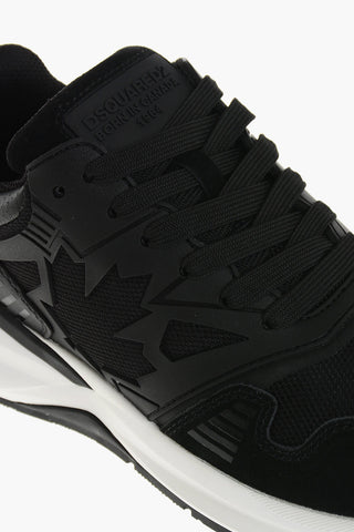 Sneakers Basse DASH in Tessuto e Suede con Monogram Tono su Tono