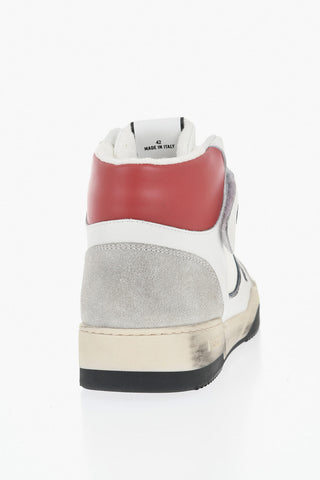 Sneakers High-Top SPIKER Effetto Vintage