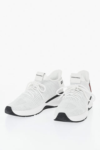Niedrige Sneaker DASH aus einfarbigem Stoff mit kontrastierendem Logo