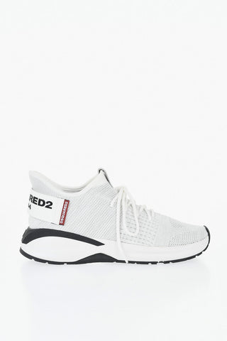 Niedrige Sneaker DASH aus einfarbigem Stoff mit kontrastierendem Logo