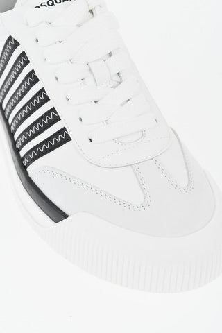 Sneakers Basse NEW JERSEY In Pelle Bicolore