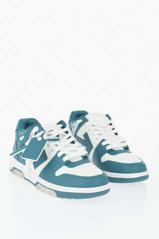 Low-Top-Sneaker OUT OF OFFICE Bicolor aus Leder mit Monogramm