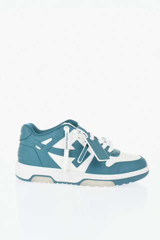 Low-Top-Sneaker OUT OF OFFICE Bicolor aus Leder mit Monogramm