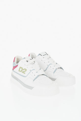 Leather Low Sneakers NEW JERSEY With Contrast Details